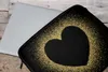 MuchoWow® Laptop Hülle 15 Zoll Goldenes Herz auf schwarzem Produktbild-Vorschau 4