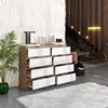 Comodino Wotan in legno di quercia/bianco opaco con 8 Anteprima dell’immagine prodotto 5