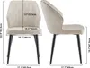 CLIPOP Chaise de salle à manger, set de 2 chaises de Voir les images du produit 2