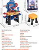 SucceBuy Kinder-Werkbank mit 181-teiligem Spielzeug-Set für Produktbild-Vorschau 7