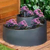 Cascata di piante a forma di spirale in plastica nera per Anteprima dell’immagine prodotto 5