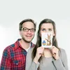 Mr. & Mrs. Panda Postkarte Hase Eier Malen - Weiß - Produktbild-Vorschau 4
