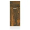 vidaXL Armoire basse avec tiroir Lyon chêne fumé 30x46x81,5 Voir les images du produit 5