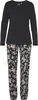 Vivance Dreams Pyjama 2 -teilig schwarz weiß-geblümt Größe Produktbild-Vorschau 1