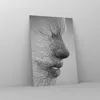 Bilder auf glas - Einteilig - Gesicht Grafiken Fäden - Produktbild-Vorschau 4