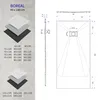 i-flair SMC Duschwanne 180x90 cm – 26 mm flach inkl. Produktbild-Vorschau 2
