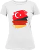 Türkische Deutsche Flagge Türkei Deutschland Fußball Fan Produktbild-Vorschau 2