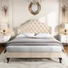 okwish Polsterbett 140*190cm, mit Lattenrost und Kopfteil, Produktbild-Vorschau 2