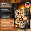 BLACK OAK Kaminholzständer ANTERO – Kaminholzregal mit Produktbild-Vorschau 7