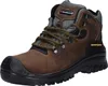 A single brown work boot is shown against a white background. Produktbild-Vorschau