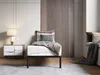 Telaio letto moderno BED ALU, colore nero / struttura in Anteprima dell’immagine prodotto 2