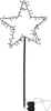 A star-shaped garden stake light with LED lights. Podgląd zdjęcia produktu