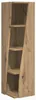 vidaXL Eckschrank Artisan-Eiche 27,5x27x102cm Holzwerkstoff Produktbild-Vorschau 1