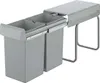 A pull-out trash bin system with two compartments. Anteprima dell’immagine prodotto