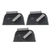 Three diamond grinding shoes arranged in a triangular formation against a white background. Anteprima dell’immagine prodotto