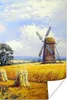 MuchoWow® Poster Gemälde - Bauernhof - Mühle - Ölfarbe Produktbild-Vorschau 1