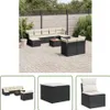 The Living Store 10-tlg. Garten-Sofagarnitur mit Kissen Produktbild-Vorschau 1