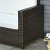 Outsunny Poly-Rattan Sofa mit Kissen 3-Sitzer Garten Produktbild-Vorschau 9