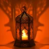 Marrakesch Boho Deko Teelichthalter Windlicht aus Metall & Produktbild-Vorschau 7