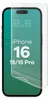 A screen protector is shown on a smartphone screen. Produktbild-Vorschau