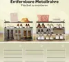EUGAD Schuhregal mit 4 Ebenen leichte Schuhablage für 12-16 Produktbild-Vorschau 6