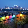 Solar Mini Nylon Lampion zum Hängen 10cm bunt - 6er Set - Produktbild-Vorschau 7