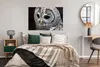 MuchoWow® Poster Waldkauz auf schwarzem Hintergrund 120x80 Produktbild-Vorschau 4