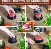 eluno Burger-Set 6tlg. inklusive Burgerpresse, Grillwender, Produktbild-Vorschau 5
