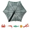6 Löcher Automatisches Fischernetz Garnelenkäfig Nylon Produktbild-Vorschau 1