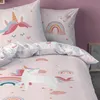 Bettwäsche Einhorn 135x200 + 80x80 cm (Unicorn) Produktbild-Vorschau 6