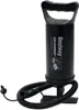 A black air pump on a white background. Anteprima dell’immagine prodotto
