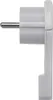 Schuko Stecker flach Winkelstecker Flachstecker Weiß Produktbild-Vorschau 1