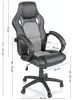 TRESKO Racing Chefsessel Bürostuhl Drehstuhl Schalensitz Produktbild-Vorschau 7