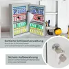 Schlüsselschrank aus Stahl, abschließbar mit 64 Haken, 45 x Produktbild-Vorschau 2