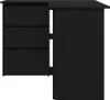 vidaXL Schreibtisch mit Regal Schwarz Eichen-Optik 145 x Produktbild-Vorschau 5