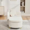 Merax: chaise longue con vano portaoggetti e struttura in Anteprima dell’immagine prodotto 4