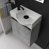 Alpenberger Waschbecken mit Unterschrank Gäste WC 45 cm Produktbild-Vorschau 2