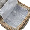 [casa.pro]® Kosz piknikowy dla 4 osób z torbą chłodzącą, Podgląd zdjęcia produktu 6