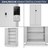 Metallschrank abschließbar DANIEL Zahlenschloss 5 Ebenen | Produktbild-Vorschau 6