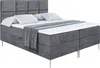 ALTDECOR  Boxspringbett mit Silber Füßen, Matratze und Produktbild-Vorschau 2