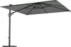 Slunečník výkyvný SOLUNA Orléans 300 x 300 cm tmavě šedý Náhled obrázku produktu 1