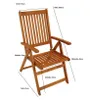 DEGAMO Klappsessel Gartenstuhl LAGO, 8-fach verstellbar Produktbild-Vorschau 7