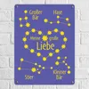 Sternbild Meine große Liebe Metallschild in 15x20 cm in Produktbild-Vorschau 2
