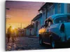 Bild auf Leinwand - Leinwandbild - Straße Auto Haus - Produktbild-Vorschau 1