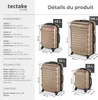 Set de 4 Valises Trolley - ABS - 4 Roues Pivotantes à 360° Voir les images du produit 6