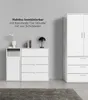 mokebo® Wäscheschrank in Weiß 'Der Wäschehüter', Produktbild-Vorschau 4