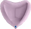36"/Ø91cm Folienballon Uni Herz | Lila Produktbild-Vorschau 1
