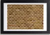 Bild 30x20 MDF-Rahmen, Wandkunst Ziegelwand Produktbild-Vorschau 1