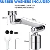 1080° drehbarer Wasserhahn-Aerator mit 2 Strahlen und Produktbild-Vorschau 6