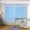 Jacquard Bogenstore Gardine, 145x600, Barock Blumenmuster Produktbild-Vorschau 2